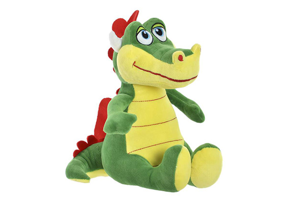 Cuddly toy polyester 23x26x26,5 dragon