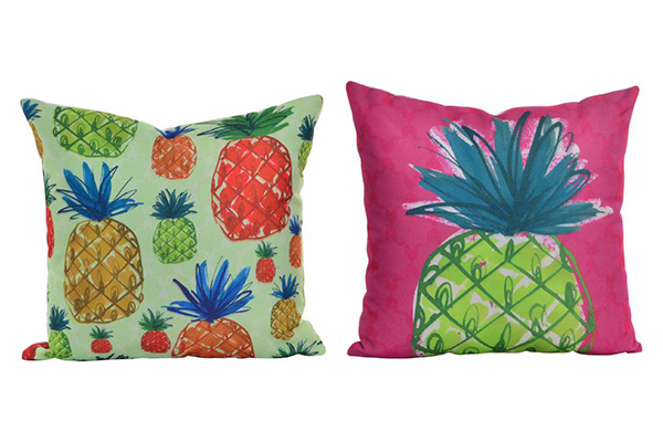 Cushion polyester 45x45 540 gr. pineapple