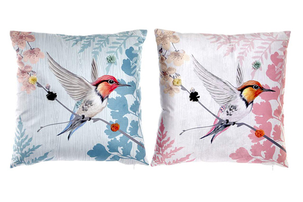 Coussin polyester 45x45 520 gr. colibri 2 mod.