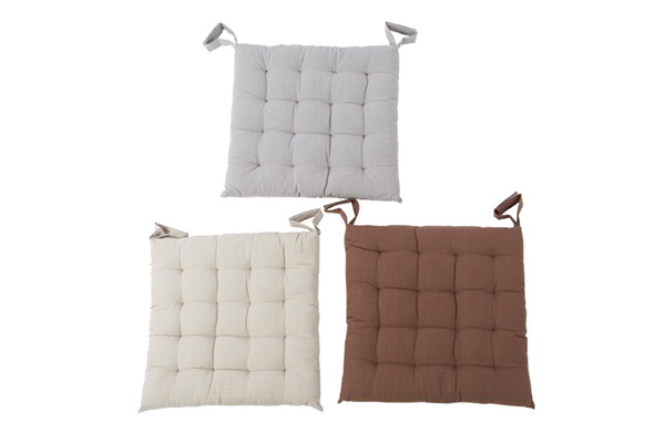 Cushion cotton 40x40x4 600gr chair smooth