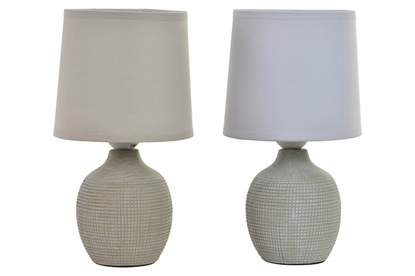 Table lamp ceramic 15x15x26 aged 2 mod.