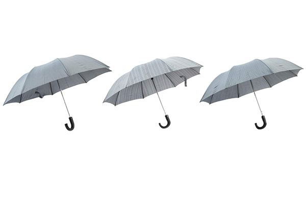 Umbrella pongee abs 105x60 6 black 3 mod.