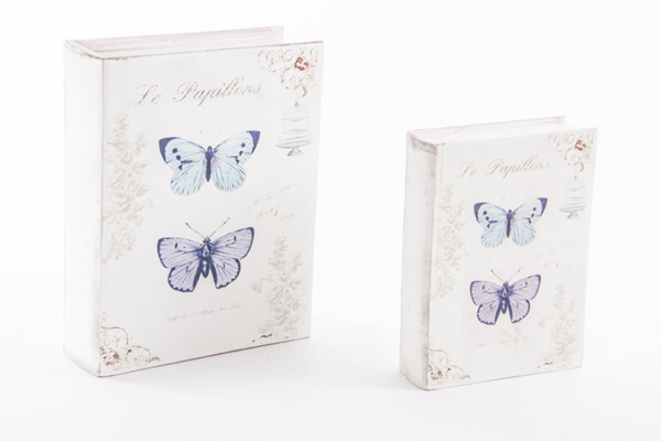 Knjiga kutija set/2 sa leptirima