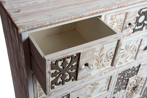 Drawer wood 99,7x34x108 8 drawers