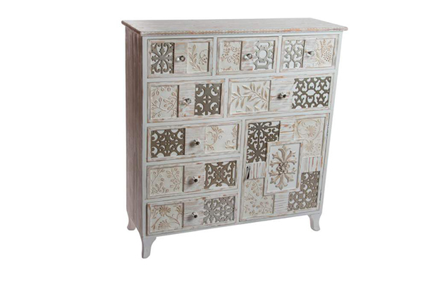 Drawer wood 99,7x34x108 8 drawers