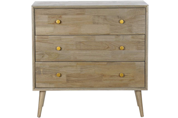 Chest of drawers wood mdf 80x40x80 natural