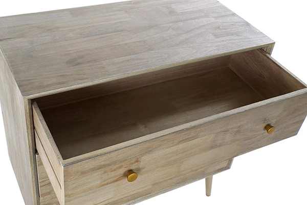 Chest of drawers wood mdf 80x40x80 natural