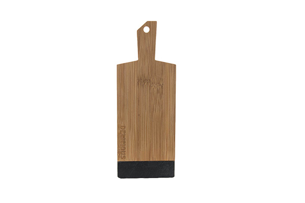 Cutting/chopping board bamboo 28x10x1 letters