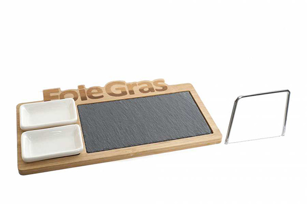 Cutting/chopping board board 28x17x2 foie gras