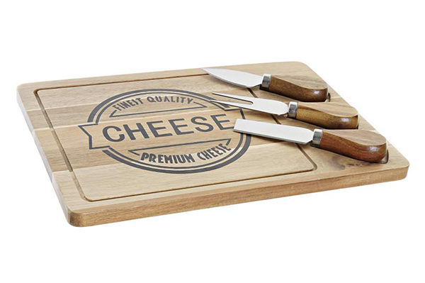 Cutting/chopping board set 4 acacia 28,5x20x2,9 ch
