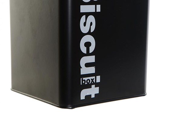 Kutija za biskvite crna 14x14x16,5