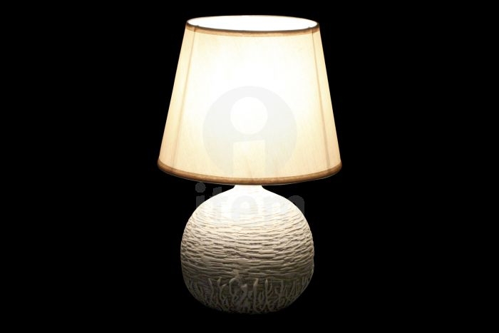 Lampe de table gr s polyester 18x18x32 2 mod.