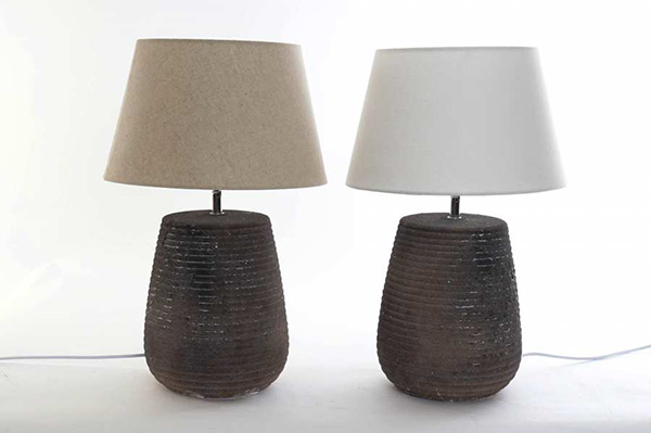 Table lamp dolomite 32x32x51 aged 2 mod.