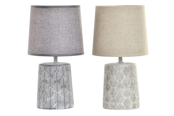 Table lamp cement polyester 20x36,5 2 mod.