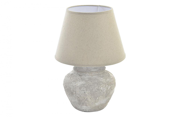 Table lamp ceramic linen 28x39 simil stone