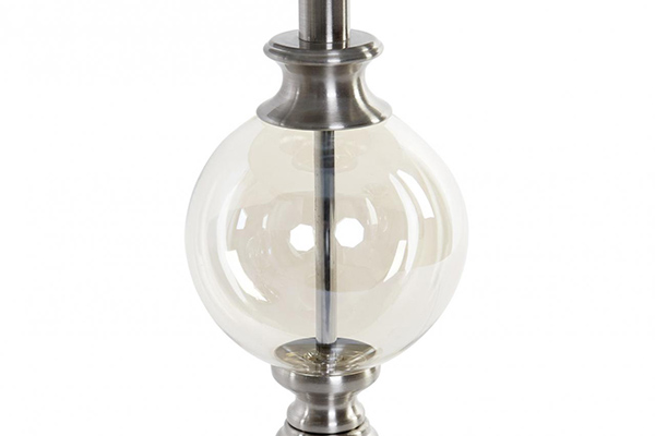Table lamp metal glass 30x30x53 30 ball 2 mod.