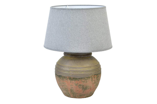 Table lamp stoneware 37x52,5 aged