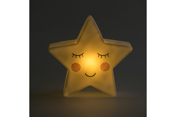 Lampa sweet dreams star / baterije  14,5x4,6x14,5
