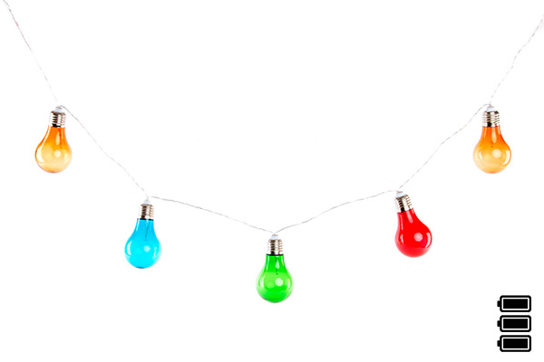 Lampioni 8 loptica bulbs colour 150cm