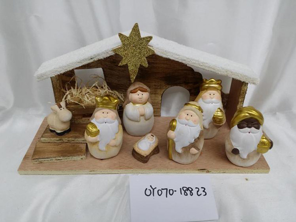 Led dekoracija Isusovo rodjenje 29,5x11,5x16,5