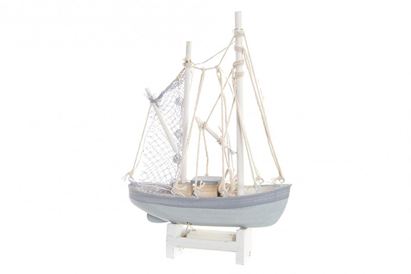 Figure led wood 29x5,5x18,5 sailboat