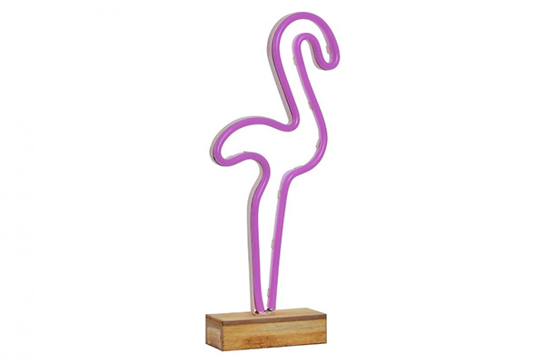 Led figura flamingos 18x6x41