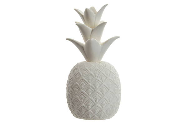 Figure porcelain led 10x20,5 pineapple matte white