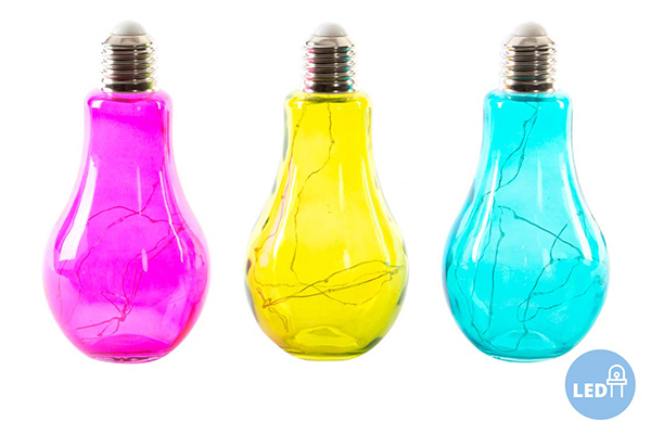 Led lampa u obliku sijalice 11x23 3 boje
