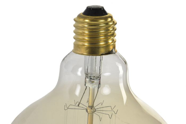 Light bulb glass 12,5x18 edison amber