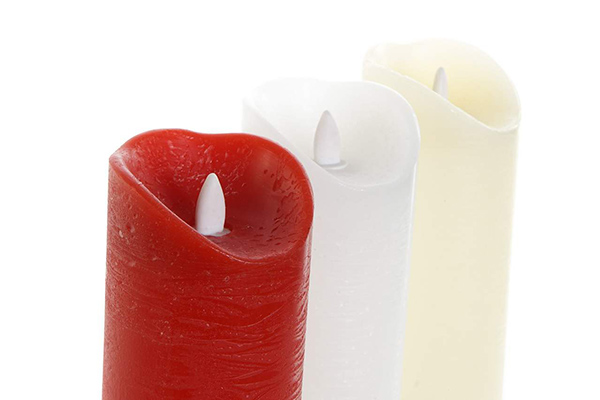 Led sveća u boji iii 7,5x7,5x20 3 modela