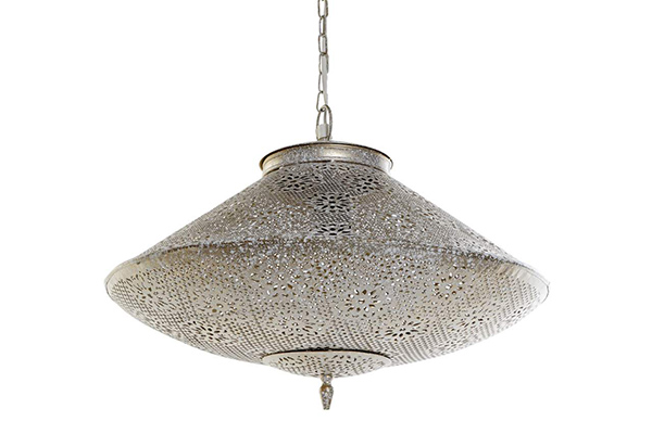 Ceiling lamp metal 37x37x27 aged golden