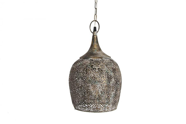 Ceiling lamp metal 23,5x39,5 aged