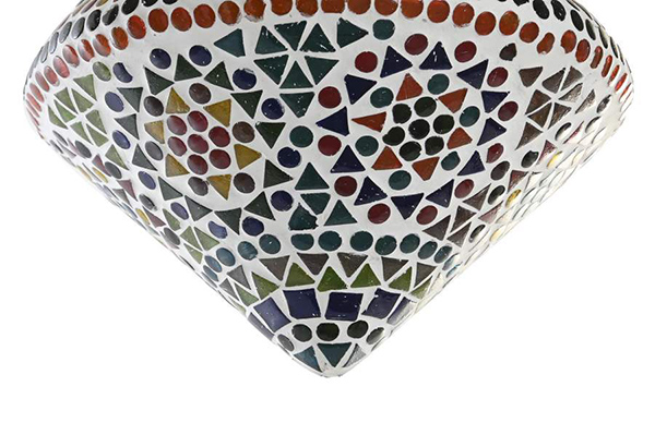 Ceiling lamp glass metal 21x21x25 mosaic 2 mod.