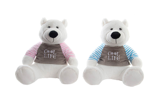 Cuddly toy polyester 38 cm bear 2 mod.
