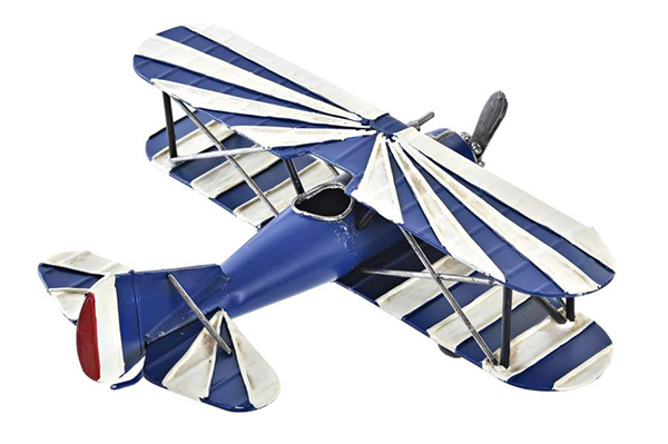 Decorative vehicle metal 27x22x9 airplane 2 mod.