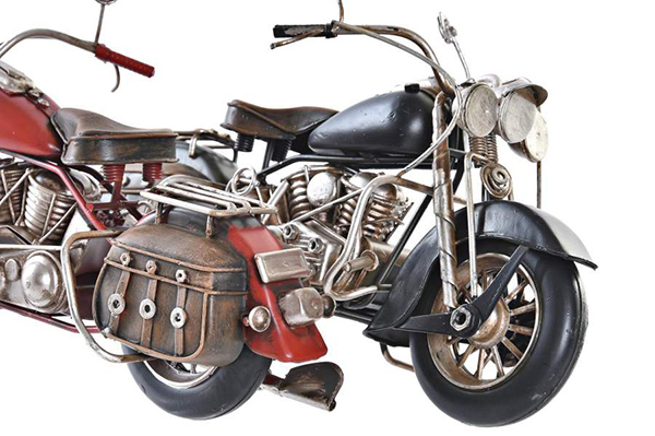 Decorative vehicle metal 27x11x16 motorcycle 2 mod