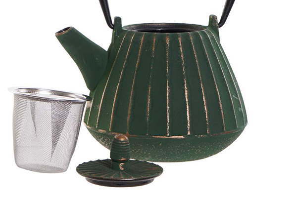 Metalni čajnik oriental golden 1000 ml