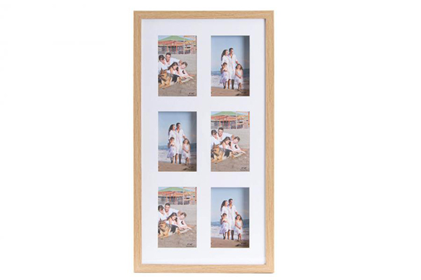 Photo frame multiphoto wall ps glass 31x58x3