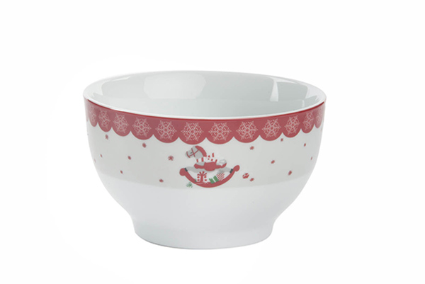 Bowl porcelain 13,5x13,5x8 300ml caballito