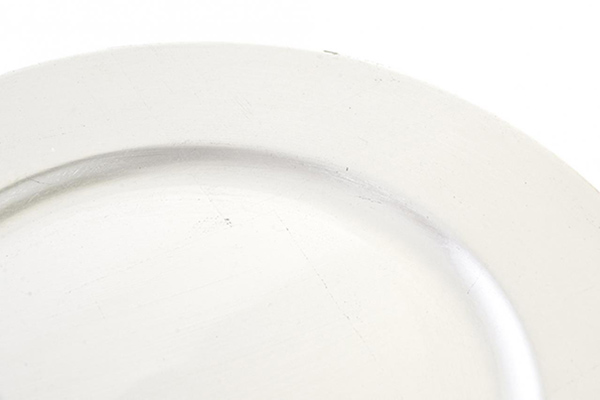 Novogodišnji tanjir silver / pp 33 cm