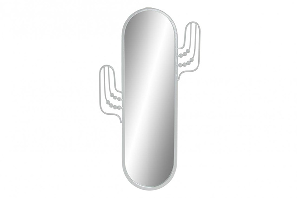 Mirror metal 27x2,5x50 cactus white