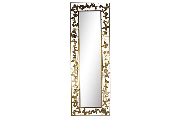 Mirror metal mirror 60x50x173 butterfly golden