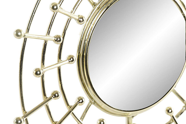 Mirror metal marble 32x10x44 fisheye mirror