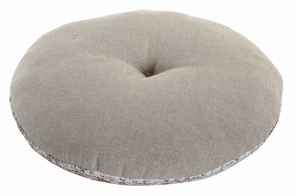 Cushion cotton 40x9x40 1000 gr. aged beige
