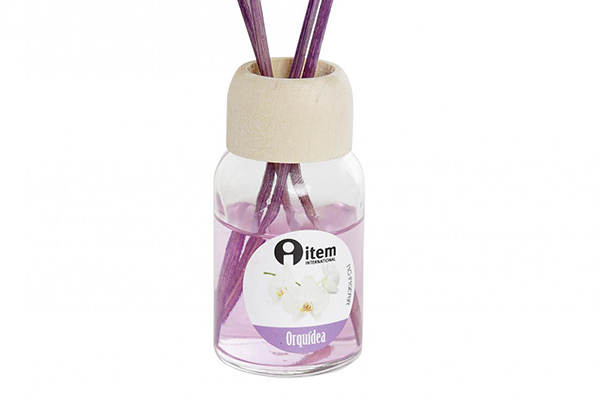 Fragance diffuser glass 4x4x20 30 ml. orchid