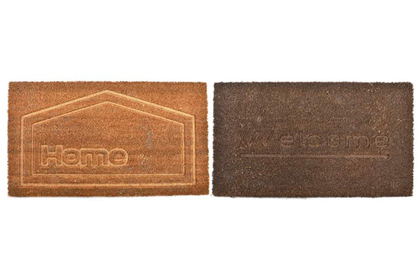 Doormat fiber coconut 75x45x1,5 3d 2 mod.