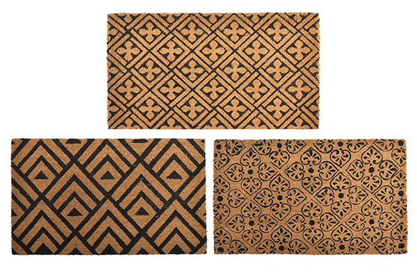 Doormat coco fiber 75x45x1,5 geometric