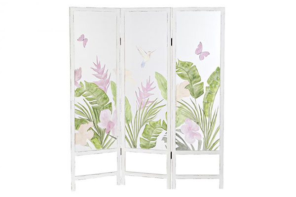 Folding screen nylon mdf 150x2x180 tropical green