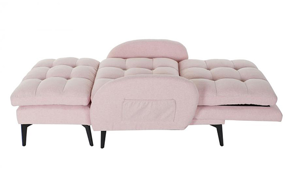 Pink fotelja na rasklapanje set / 2 74x85x90