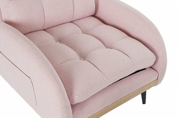 Pink fotelja na rasklapanje set / 2 74x85x90